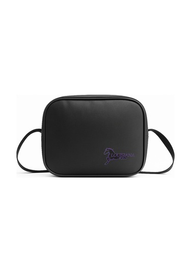 Louisiana Polo Termoslu Beslenme Çantası Siyah Mor 1142 Siyah