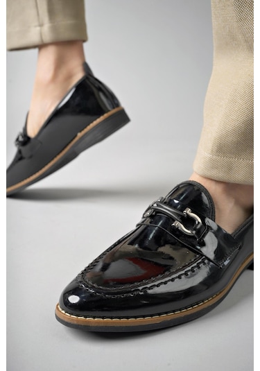 Muggo M7702 Garantili Erkek Günlük Klasik Casual Ayakkabı SİYAH RUGAN