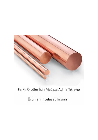6 Mm Bakır Çubuk Topraklama Çubuğu Saf 50 Cm 478784606