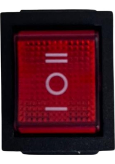 Kare On-off-on Işıklı Büyük Anahtar 6 Pinli Switch 10 Adet