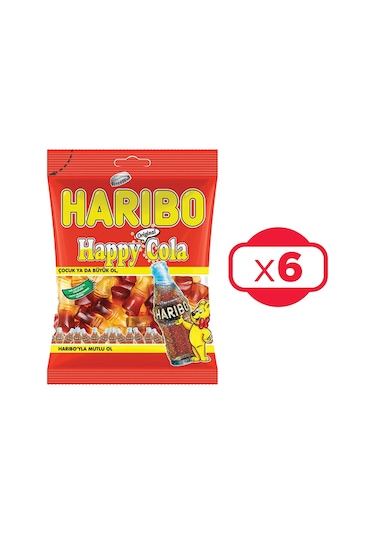 Haribo Happy Cola 6 x 80 G