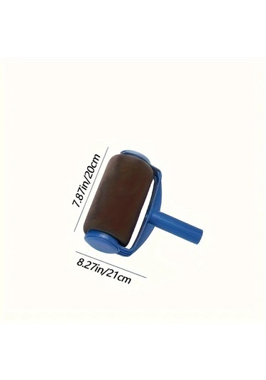 Chuangyinshop Mavi 7 İnç Teleskopik Saplı Çok Amaçlı Boya Rulolu Fırçalar: Damlama Önleyici, Kolay Temizlik