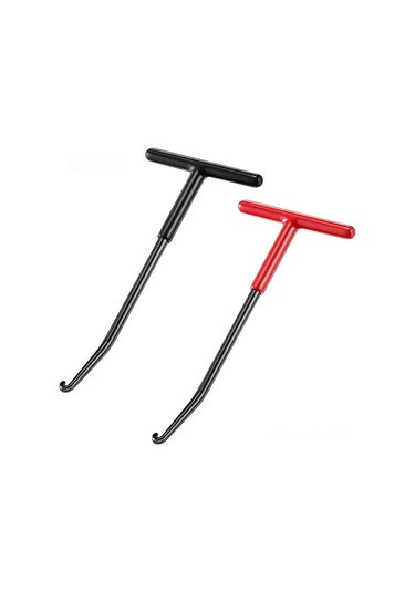 Suofeng Motosiklet Elektrikli Araç Egzos Çubuk Yaya Yay Demiri Montaj Çıkarma Çekme Aleti Kırmızı + Siyah