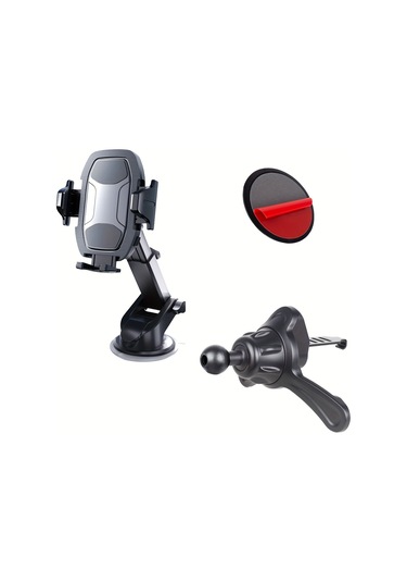 Tcherchı Yapışkan Pedli Ve Döndürülebilir Ayarlanabilir Araç Telefonu Tutucu