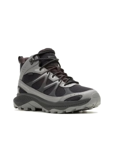 Merrell Tempo Exp Mıd Wp J038724 Black/charcoal Su Geçirmez Kadın Bot Siyah