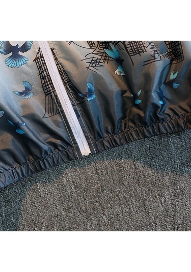 Açık Mavi Maıta Moda Yaz Ince Güneş Koruyucu Ceket Erkekler Ve Kadınlar Trend Baskı Degrade Rahat Ceket Açık Mavi