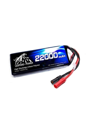 Leopard Power 22000 Mah 22.2v 6s 25c Uav & Multirotor Lityum Polimer Lipo Batarya Pil Xt150 Plug