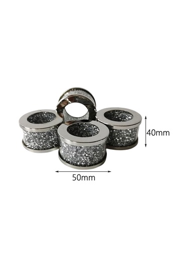 Suntek Festival Masa Dekoru Için Pratik Gümüş Elmas Cam