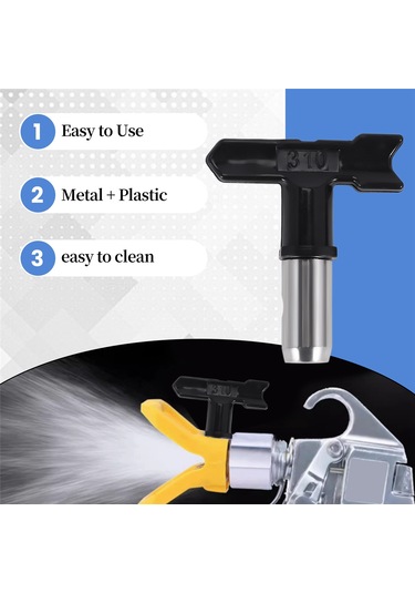 Xurunkeji 2 Adet Tersinir Havasız Boya Püskürtme Ucu, Havasız Boya Püskürtme, Havasız Püskürtme Makinesi Parçaları 310