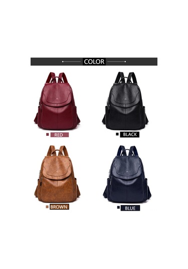 Ranyeek Kadın Çift Omuzlu Çanta, Yüksek Kaliteli Kumaş, Çoklu Cepli, Fermuar Açılış, Japon-kore & Avrupa-amerika Stili, 30x26x10cm Kirmizi