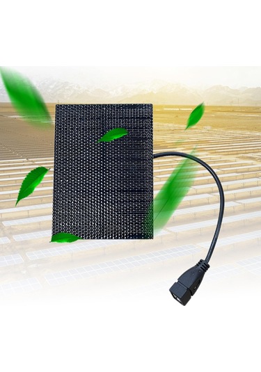 Homyl 5w Mini Güneş Paneli Cep Telefonu Pil Şarj Ev Açık Kontrol