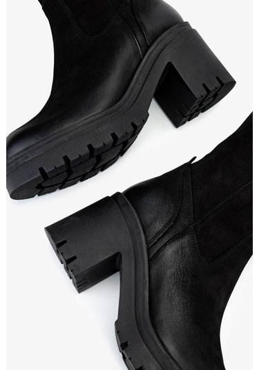 Valmenti Kadın Hakiki Deri Siyah Nubuk Casual Çizme 322 2351307 Bn Czm Sk24-25 Sıyah Nbk Siyah Nubuk