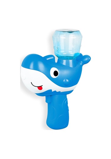 Şarjlı Su Hazneli Sevimli Yunus Oyuncak Su Tabancası Mavi - Mavi