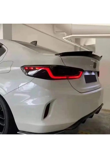 Honda City Bagaj Üstü M4 Spoiler Piano Black 2020-