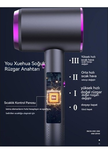 Joyhub Yeni Ev Tipi Sıcak Ve Soğuk Hava Blu-ray Saç Kurutma Makinesi T5mylm