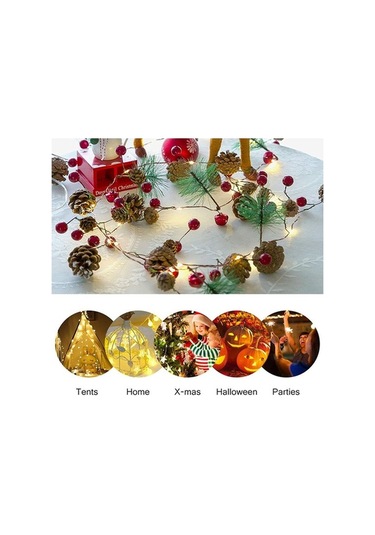 Dancemonkey Dekoratif Pilli Led Işıkları 545872605 , Peri Işıkları Beyaz