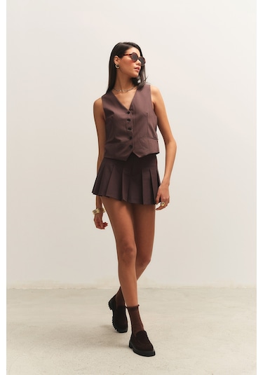 Muggo Paradise Hakiki Deri Kalın Taban Günlük Casual Makosen Kadın Loafer Ayakkabı Kahve Süet Muggo Paradise Hakiki Deri Kalın Taban Günlük Casual Makosen Kadın Loafer Ayakkabı Kahve Süet