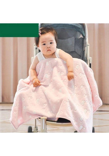 Sones Yaz İnce Mercan Flanel Ofis Uyku Örtüsü, Boyut: 150x200cm Kırmızı Şarap Yaprakları