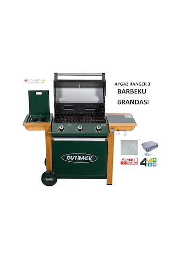 Aygaz Ranger 3 Lpg'Li Barbekü Branda Ortu Ototr N11.85
