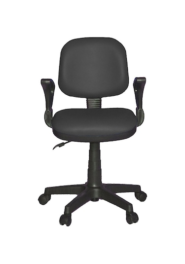 Türksit Kozmo Lux Kollu Çalışma Koltuğu Kumaş Siyah