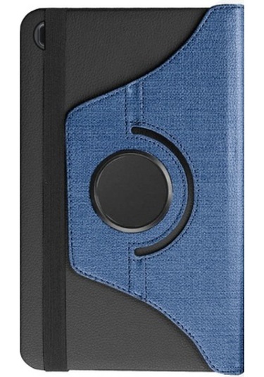 Samsung Uyumlu Galaxy Tab A T510/T515/T517 Kılıf Fabric 360 Derece Döner