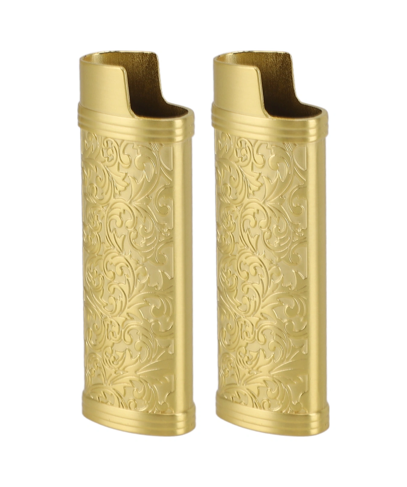 Konesam J3 Orta Boy Bakır Çelik Tütücü Kılıfı, Vintage Bitki Desenli, 2 Adet, Korumalı Ve Şık, Siyah