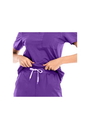 Suntek Çok Cepli V Yaka İş Elbisesi Ile Nefes Xl-menekşe