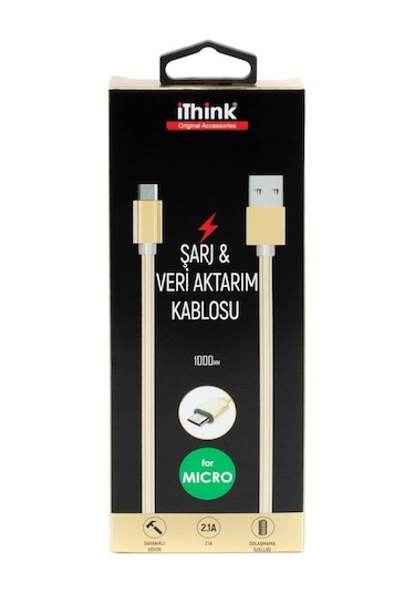 İthink K24M Spiral Micro Kablo Gold