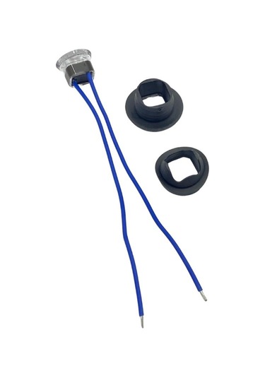 Frıstom 12v-24v Göz-ayna Altı-gündüz Sürüş Lambası Led Mavi Çap:20 Mm E9