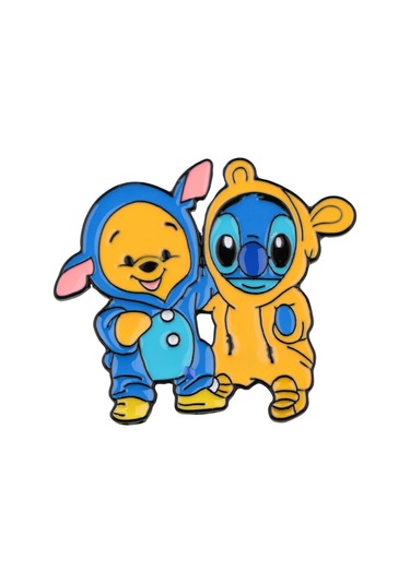 Karikatür Emaye Iğneler Sevimli Broş Kadın Yaklaştırma Iğneler Rozet Sırt Çantası Kostümü 12 12 Çok Renkli