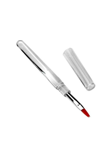 Şeffaf Makyaj Aleti Taşınabilir Dudak Fırçaları Aplikatör Ruj Esnek