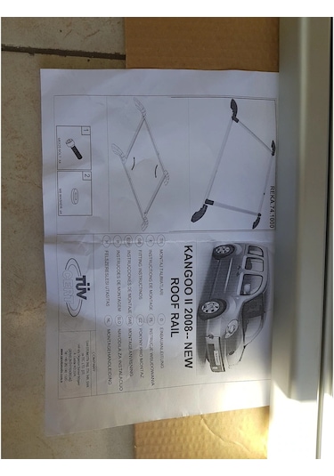 Renault Kangoo 2 Üst Port Bagaj Tavan Çıtası Ara Atkılı