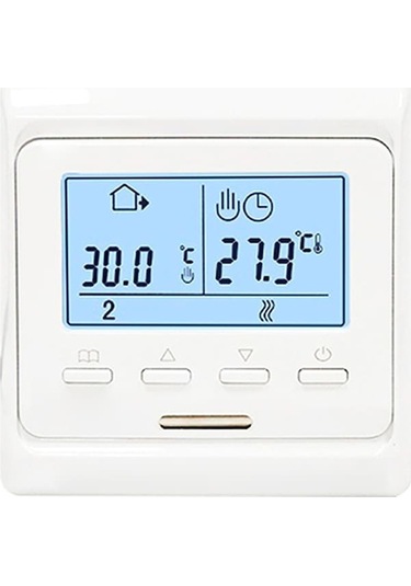 Me5503 Su Isıtma Termostati - 230v Lcd Ekranlı, 6 Zaman Dilimi Programlanabilir, Konforlu Sıcaklık Kontrolü