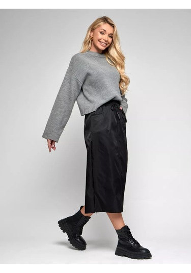 Ooo "elete" Arka Yırtmaçlı Ve Kombine Cepli Cargo Etek 269255668