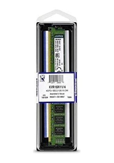 Kingston KVR16N11/4 4 GB DDR3 1600 MHz PC Bellek