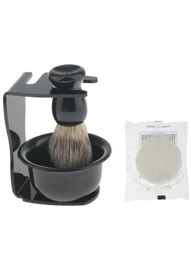 Suntek 4'ü 1 Arada Salon Sakal Saç Tıraş Fırçası Kupa Kase