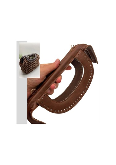 Çanta Aksesuar 25 Cm Suni Derili Taba Renk Gizli Çanta Bursu Yeni Model