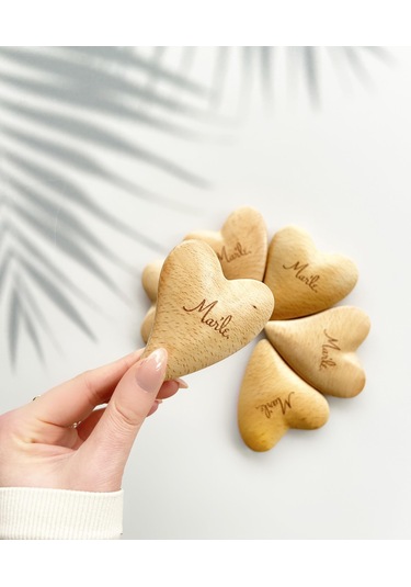 Ahşap Kalp Masaj Aleti