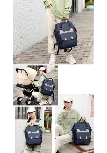 Novahub Ve Sırt Kapasiteli Fonksiyonlu Dinosaurs Çok Chaofa Çantası-828 Büyük Bebek Anne Altın Sc Altın