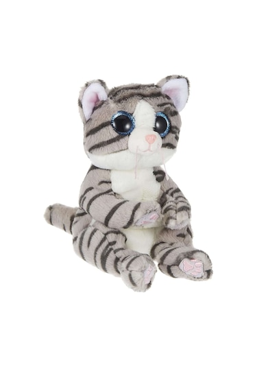 Ty Beanie Bellies Oturan Gri Peluş Kedi Mitzi 15 Cm