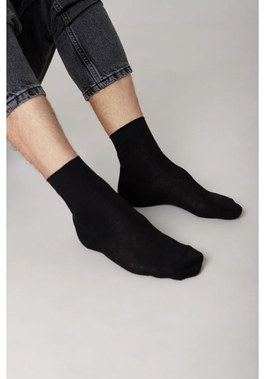 Belorusskie Erkek Çorapları, Pamuklu, 10 Çift Set 459664046 Siyah