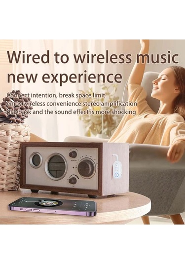 Honeybeeshop Araba Kablosuz Adaptör Tv Bilgisayar Uçak Fitness İçin Kablosuz Müzik Alıcısı Beyaz Hoparlör