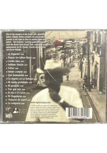 Müzik Cd Sidir - Plak Değildir Cd Eliades Ochoa Sublime Ilusion