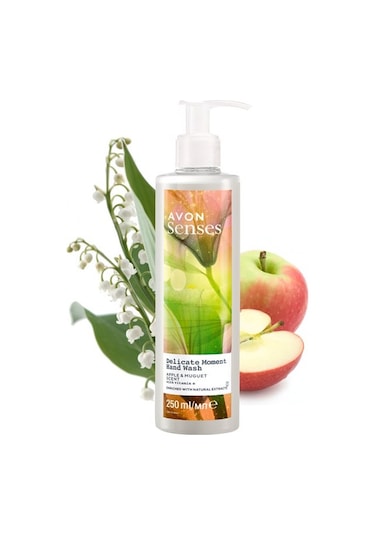 Avon Senses Delicate Moment Elma ve Müge Kokulu Sıvı Sabun 250 ML