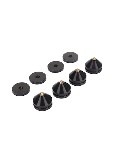 Fosenze 4 Adet Alüminyum Hoparlör Vibration Dämpfer Jırtık Paspasları - Hoparlörler, Amfi, Cd/dvd Çalarları İçin Sessizleştirici Aksesuarlar