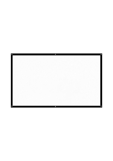 Geeroyoo 70 İnç H70 Projeksiyon Ekranı 16:9 Oranlı Poliester Malzeme Ev Sinema Ve Konferans İçin