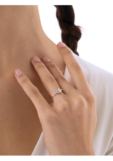 0,44 Karat Tasarım Pırlanta Yüzük-773