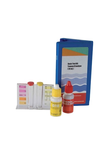 Gemaş Sıvılı Test Aleti-Toplam Klor+pH 25cc oto+Phenol ajanı-Topt