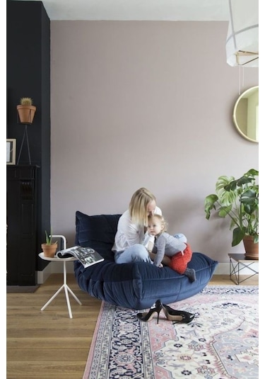 Edsy Puffer Relax Lacivert Berjer Yeşil