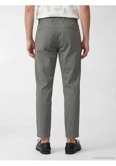 Lc Waikiki Yeşil Slim Fit Gabardin Erkek Pantolon